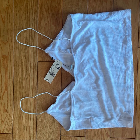 NWT GARAGE RIBBED BUSTIER CAMI - Picture 3 of 3